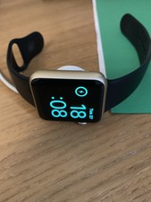 APPLE WATCH SERIES 1 ROSE GOLD (42mm) Black Strap