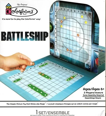 Colorforms Battleship Game Set -It's More Fun To Play The Colorform Way! - Image 1 of 2