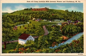Luftaufnahme Staat 4-H Camp Jacksonville Mills West Virginia Postkarte - Bild 1 von 5