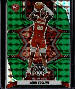 2021-22 Panini Mosaic JOHN COLLINS Green Prizm #52 Atlanta Hawks - Picture 1 of 2