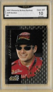 1997 Pinnacle Action Packed #8 Jeff Gordon NASCAR Graded GMA 10 GEM MT