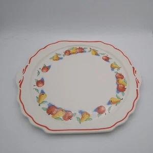 Plato de cocina de cerámica Hotoven Harker vintage fruta manzana y pera - Imagen 1 de 10