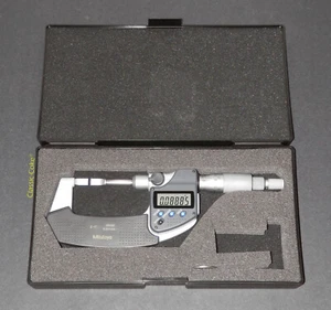 🇯🇵 Mitutoyo 422–330–30 Digimatic 0–1" Blade Micrometer 0.00005" Grad ⭐⭐⭐⭐⭐ - Picture 1 of 7