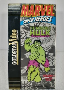 THE INCREDIBLE HULK VOLUME 1 VHS 1991~Goldstar Video~MARVEL SUPERHEROES~VGC - Picture 1 of 4