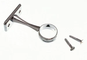 New 40 X Wardrobe Rod Centre Support Brackets 19mm Chrome Plated Metal - Onestop - Picture 1 of 1