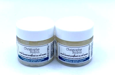 Lot/2 Christophe Robin Cleansing Purifying Scrub With Sea Salt ~ 1.35 oz x 2 - Image 1 of 2