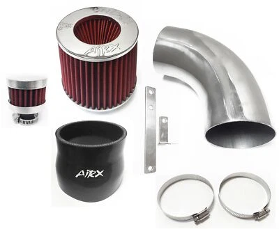 AirX Racing Black Red For 93-98 Volkswagen Golf Jetta Cabrio 2.0L L4 Air Intake - Imagem 1 de 2