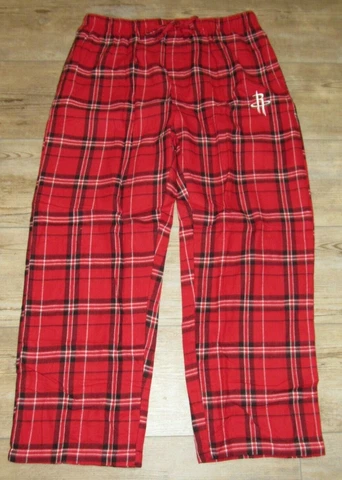 Houston Rockets NBA Flannel Pajama Pants Lounge Bottoms size Men's 2XL Cover
