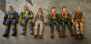 Lot of 6 Lanard The Corps Action figures Army Paratrooper 2003 2013 RARE 4 inch - Picture 1 of 2