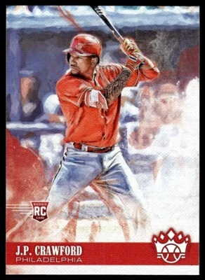 2018 Panini Diamond Kings J.P. Crawford Rookie Philadelphia Phillies #98 R67 - Image 1 of 2