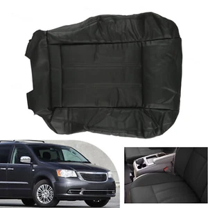 Black Driver Bottom Leather Seat Cover For 2011-2016 Chrysler Town & Country Van - Bild 1 von 9