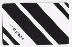 Nordstrom no value collectible gift card mint #59 black and white stripes - Picture 1 of 1