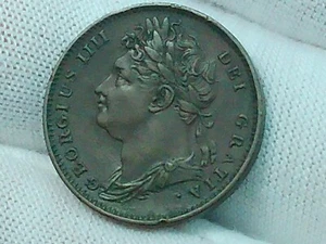 Attractive 1822 Early Great Britain Farthing - Picture 1 of 6