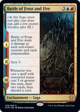 1x Battle of Frost and Fire - Foil - Kaldheim - Near Mint, English - MTG!