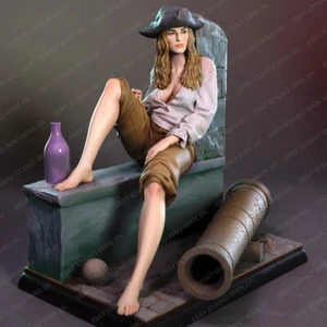Resin Figur Modell Sexy Elizabeth Swan Nsfw Girl im Maßstab 1:24 unbemalt ungebaut - Bild 1 von 11