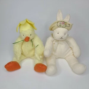 2002 HALLMARK Bunnies by The Bay Baylee, Yellow Fellow Rabbit Plush 13” EASTER - Picture 1 of 8