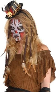 Witch Doctor Dreadlock Hair Extensions Fancy Dress Halloween Costume Accessory - Picture 1 of 1