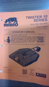Rasaerba rotativo Rhino Twister TW14 | TW15 | TW16 manuale utente - Foto 1 di 3