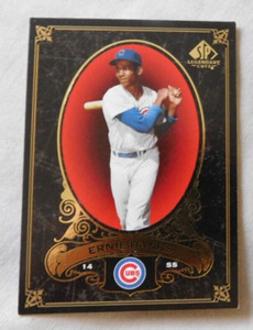 2007 SP Legendary Cuts #16 Ernie Banks Chicago Cubs  Baseball Card