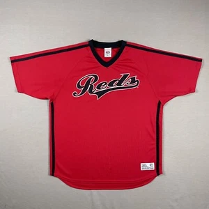 Vintage Cincinnati Reds Jersey Men’s Size XL Red Stitched Baseball True Fan 90s - Picture 1 of 11