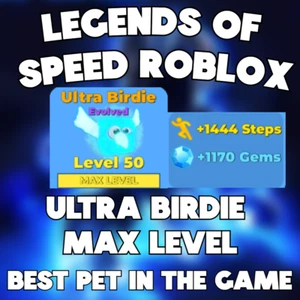 2x Evolved Ultra Birdie (MAX LEVEL)|BEST PET IN GAME | Legends Of Speed ROBLOX - Picture 1 of 1