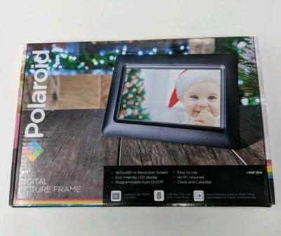 Polaroid Digital Picture Frame, 7 inch Display, PDF-700 - Image 1 of 3