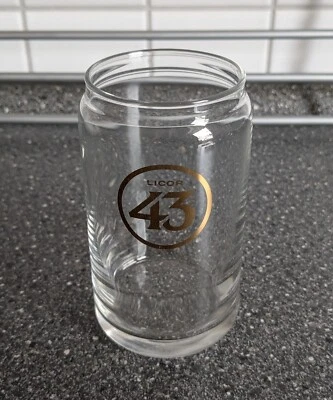 Licor 43 Glas 0,35 Liter Licor Likör Longdrink Cocktail Glas Dosen Form OVP NEU - Bild 1 von 4
