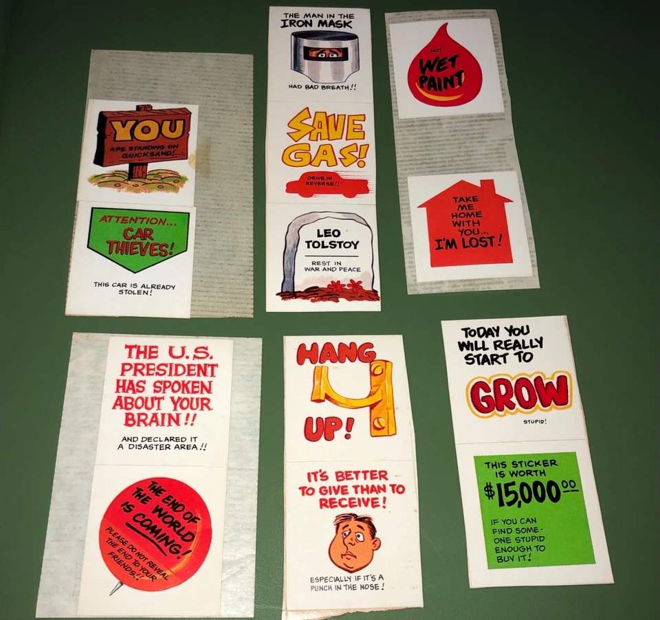 13 Vintage 1980’s Scholastic Stickers Group #2 Weekly Reader Never Used Sticker - Image 1 of 4