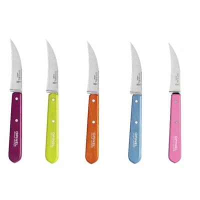 Opinela Cuchillo Curvo Hoja De Acero Inoxidable N°114 Cinco Colores Disponibles - Imagen 1 de 3