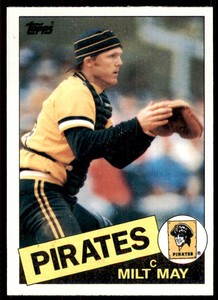 1985 Topps; Milt May Baseball Cards #509
