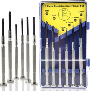 Small Mini Repair Precision Screwdriver Set Tool with Case, Phones Watch Glasses - Picture 1 of 12