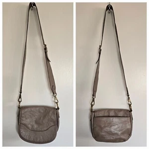 Frye Taupe Leather Crossbody Bag. - Picture 1 of 12