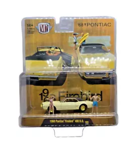 2024 M2 Machines 1968 Pontiac Firebird 400 H.O. Cream Yellow CHASE - Picture 1 of 3