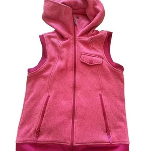 Burton Damen rosa Dryride Fleece Weste mit Kapuze Größe Large - Bild 1 von 7