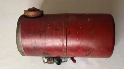 复古卡丁车/迷你自行车圆形钢制迷你自行车油箱约 8 英寸 x 4 英寸 免运费 — 第 1/4 张图片