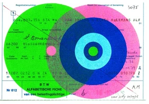 Postcard Karel Martens "Untitled" (Unbound Exhibition 2025) Stedelijk Museum MNT - Picture 1 of 1