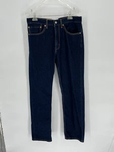 NWT Levi’s 505 Regular Fit Stretch Jeans 34x32 Eco Ease Straight Leg Dark Wash - Picture 1 of 9