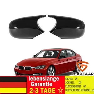 Calotte specchietti retrovisori esterni per BMW E81 E82 E87 E88 LCI 09-13 E92 E93 nere - Foto 1 di 18