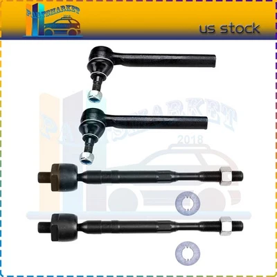 Fit For 2003 2004 Nissan Murano Set Of 4 Front Tie Rod Ends ES80624 EV80625 - Imagem 1 de 4