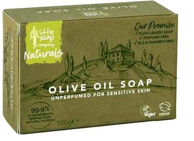 LITTLE SOAP COMPANY Little Soap Olive Oil Bar - Vegan, Cruelty Free, No 100 g (Pack of 1)