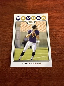 Tarjeta de novato 2008 Topps #335 Joe Flacco - Imagen 1 de 2