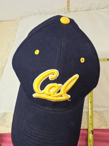 VINTAGE California Golden Bears Cap Blue UC Berkeley CAL NCAA Hat 7 5/8 ZEPHYR Z - Picture 1 of 7