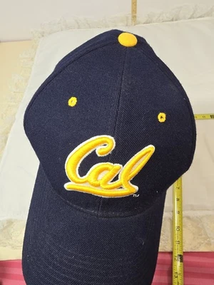 VINTAGE California Golden Bears Cap Blue UC Berkeley CAL NCAA Hat 7 5/8 ZEPHYR Z - Image 1 of 4