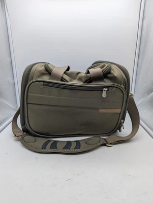 Briggs & Riley Baseline Expandable Underseat Duffle Bag Carry-On Green 221-7 - Image 1 of 4
