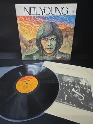 Neil Young Self Titled Lp Vinyl 1969 1st '2-Tone' Reprise Press W/Insert EX - Image 1 of 4