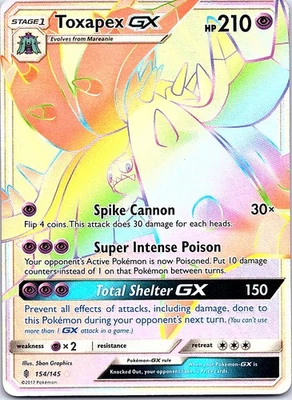 SM - Guardians Rising #154/145 Toxapex GX (Secret) - Image 1 of 2