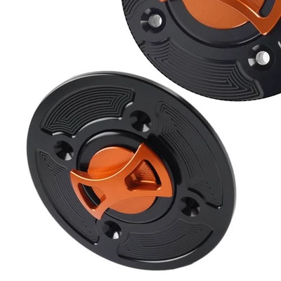 Fuel Gas Tank Cap Cover Orange For APRILIA RSV1000 2004-2008 Tuono V4R RSV4 R - Image 1 of 4