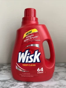 Wisk Deep Clean Stain Spectrum Liquid Laundry Detergent 64 Loads 100 oz 2010 - Picture 1 of 3