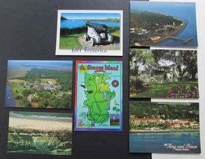 St. SIMONS ISLAND Georgia (7) Vintage Color Postcards - Picture 1 of 2
