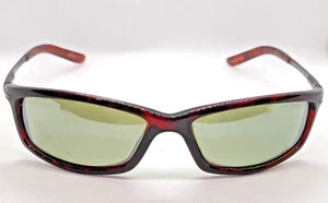 Audry Woman's Sunglasses Wrap Around Red Tortoise Shell Pol Ftg Test 090-04-007 - Picture 1 of 9